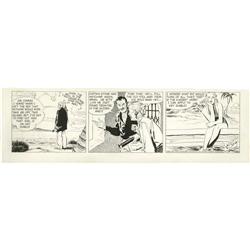 Alex Raymond - Rip Kirby Daily Comic Strip Original Art Alex Raymond - Rip Kirby Daily Comic Strip O