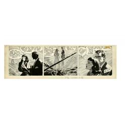 Alex Raymond - Rip Kirby Daily Comic Strip Original Art Alex Raymond - Rip Kirby Daily Comic Strip O