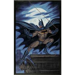 Mark Romanoski - Batman Painting Original Art (2000). P Mark Romanoski - Batman Painting Original Ar