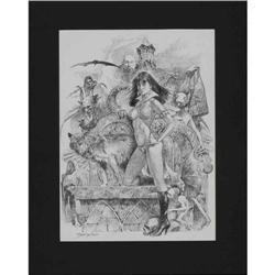 Manuel Sanjulian - "The Horde of Chaos" Vampirella Illu Manuel Sanjulian - "The Horde of Chaos" Vamp