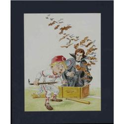 John Severin - Cracked #165 Cover Original Art (Globe, John Severin - Cracked #165 Cover Original Ar