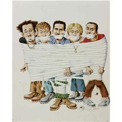 John Severin - Cracked #338 Cover Original Art (Globe, John Severin - Cracked #338 Cover Original Ar