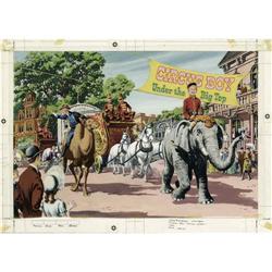 Tony Sgroi - Circus Boy Under the Big Top Cover Origina Tony Sgroi - "Circus Boy Under the Big Top" 