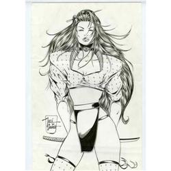 Billy Tucci and Nelson Asencio - Shi Cover Original Art Billy Tucci and Nelson Asencio - Shi Cover O