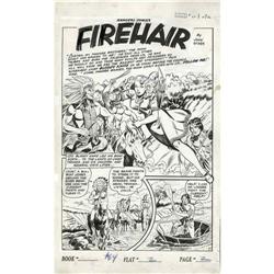 Robert Webb - Rangers Comics #64 Splash Page 1 Original Robert Webb - Rangers Comics #64 Splash Page