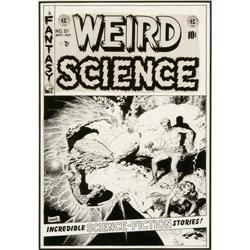 Wally Wood - Weird Science #21 Cover Original Art (EC, Wally Wood - Weird Science #21 Cover Original