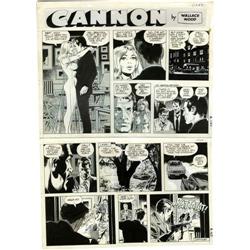 Wally Wood - Cannon Comic Strip #C107 Original Art (Woo Wally Wood - Cannon Comic Strip #C107 Origin