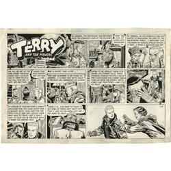 George Wunder - Terry and the Pirates Sunday Comic Stri George Wunder - Terry and the Pirates Sunday