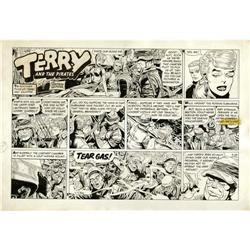 George Wunder - Terry and the Pirates Sunday Comic Stri George Wunder - Terry and the Pirates Sunday