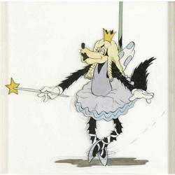 Walt Disney Studios - The Big Bad Wolf Animation Cel Or Walt Disney Studios - "The Big Bad Wolf" Ani