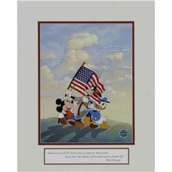 Spirit of America Limited Edition Sericel (The Animat "Spirit of America" Limited Edition Sericel (T