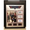 Image 1 : Framed Top Gun Feature Cast Signatures Cuts and Pictures