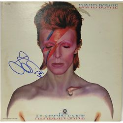 Signed David Bowie "Aladdin Sane" Album Cover