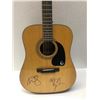 Image 1 : Signed Miley and Billy Ray Cyrus Signed Guitar