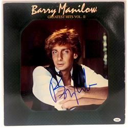 Signed Barry Manilow "Greatest Hits Vol II" Album Cover