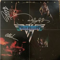 Signed Van Halen Van Halen Album Cover