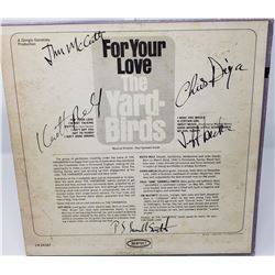 Signed The YardBirds, For Your Love Album Cover
