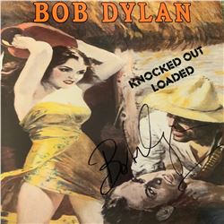 Signed Bob Dylan Knocked Out Loaded Album Cover