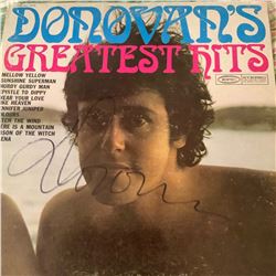 Signed Donovan, Donovan’s Greatest Hits Album  Cover