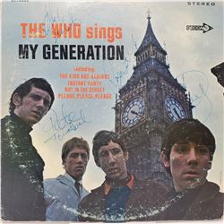 Signed The Who Sings My Generation Album Cover