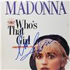 Image 1 : Signed Madonna, Who's That Girl Album Cover