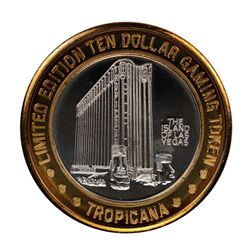 .999 Silver Tropicana Las Vegas, Nevada $10 Casino Limited Edition Gaming Token