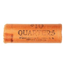 Original Bank Roll of (40) Brilliant Uncirculated 1964 Washington Quarter Coins