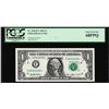 Image 1 : Fancy Serial # 1993 $1 Federal Reserve STAR Note Fr.1918-F* PCGS Superb Gem New 68PPQ