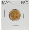 Image 1 : 1905 $2 1/2 Liberty Head Quarter Eagle Gold Coin