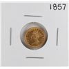 Image 1 : 1857 $1 Indian Princess Head Gold Dollar Coin