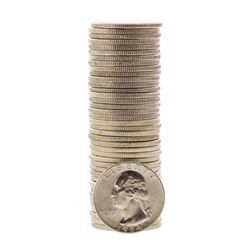 Roll of (40) Brilliant Uncirculated 1964-D Washington Quarter Coins