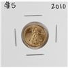 Image 1 : 2010 $5 American Gold Eagle Coin