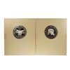 Image 2 : Lot of (2) 1972 Silver Presidential Campaign Medals