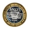 Image 2 : .999 Silver Ballys Las Vegas $10 Casino Limited Edition Gaming Token