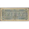 Image 2 : 1864 $50 Confederate States of America Note