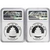 Image 2 : Lot of (2) 2019 China 10 Yuan Silver Panda Coins NGC MS70 Early Releases
