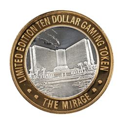 .999 Fine Silver Mirage Las Vegas, Nevada $10 Limited Edition Gaming Token