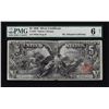 Image 1 : 1896 $5 Educational Silver Certificate Note Fr.268 PMG Good 6 Net