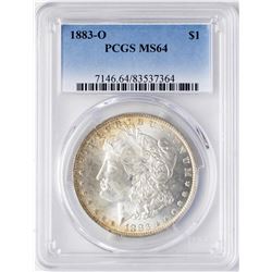 1883-O $1 Morgan Silver Dollar Coin PCGS MS64