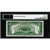 Image 2 : 1934 $5 Hawaii WWII Emergency Issue Federal Reserve Note Fr.2301m PMG About Unc. 55EPQ