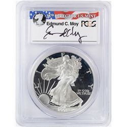 2001-W $1 Proof American Silver Eagle Coin PCGS PR69DCAM Moy Signature