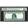 Image 1 : 1929 10 Unit American Bank Note Co. "Test Note" PMG Choice Uncirculated 63EPQ