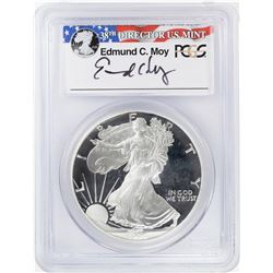 1995-P $1 Proof American Silver Eagle Coin PCGS PR69DCAM Moy Signature