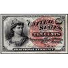 Image 1 : March 3, 1863 Ten Cents Fourth Issue Fractional Currency Note