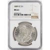 Image 1 : 1889-CC $1 Morgan Silver Dollar Coin NGC MS61