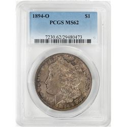1894-O $1 Morgan Silver Dollar Coin PCGS MS62