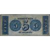 Image 2 : 1800 $5 Citizens Bank of Louisiana, New Orleans Obsolete Note