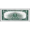 Image 2 : 1923 $5 Porthole Silver Certificate Note