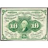 Image 1 : July 17, 1862 Ten Cents First Issue Fractional Currency Note