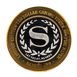 .999 Silver Desert Inn Las Vegas, Nevada $10 Limited Edition Gaming Token